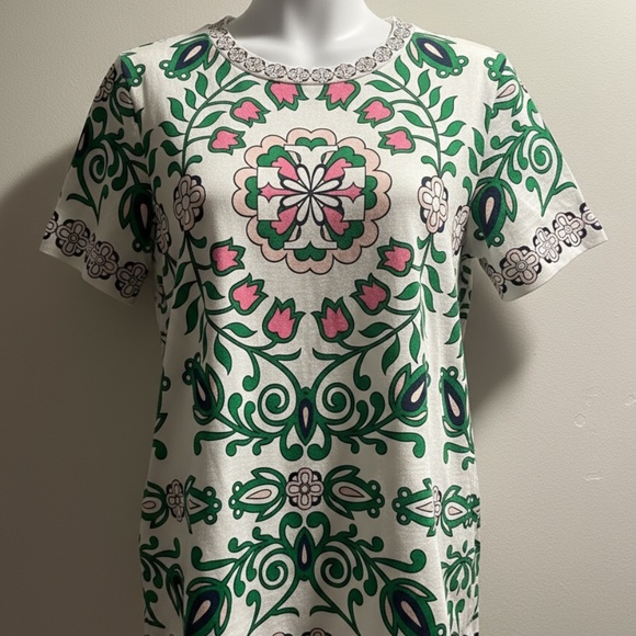 Tory Burch Dress Tshirt Top Size Small - Picture 3 of 4